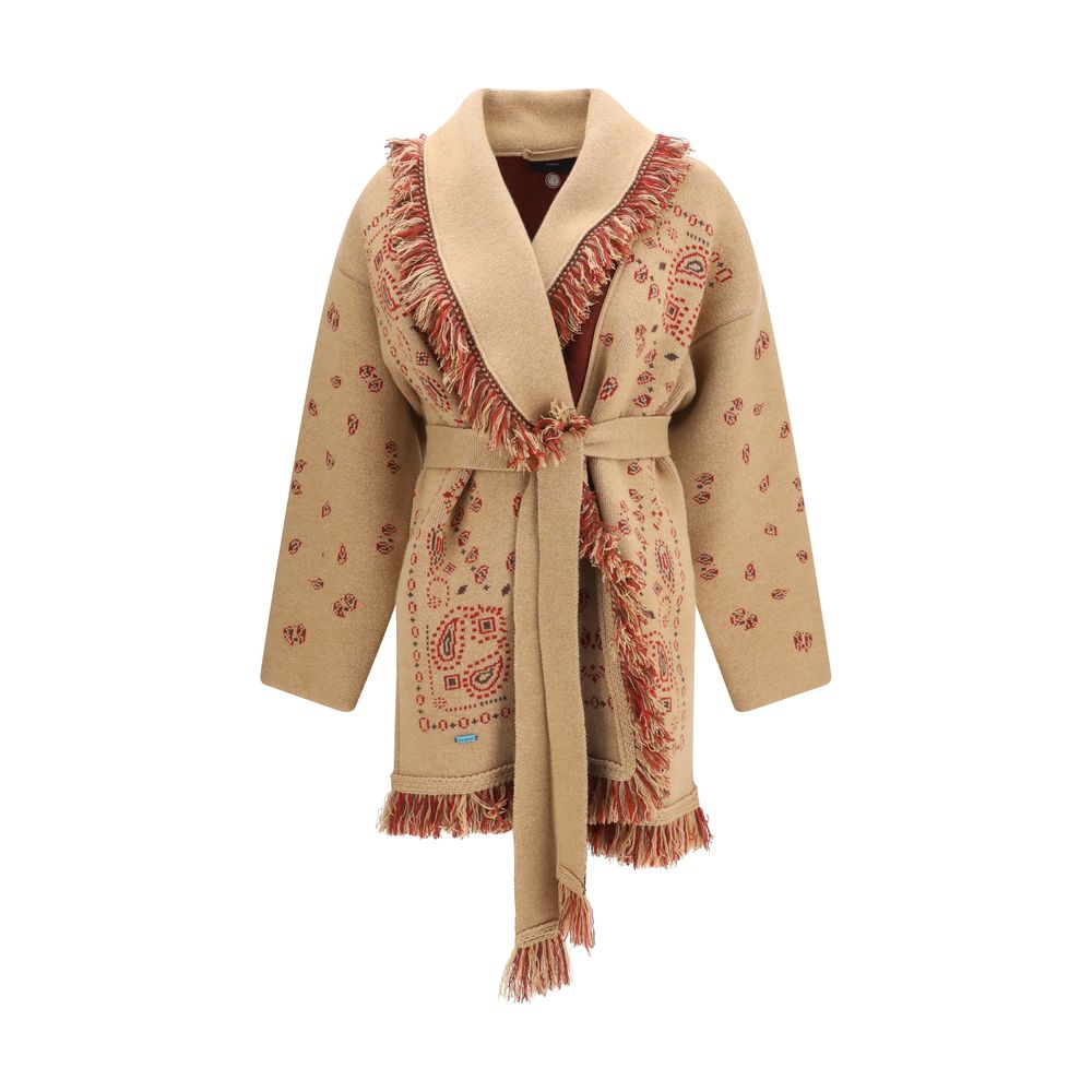 Alanui Brown Cashmere Cardigan - Eljoys Fashion 