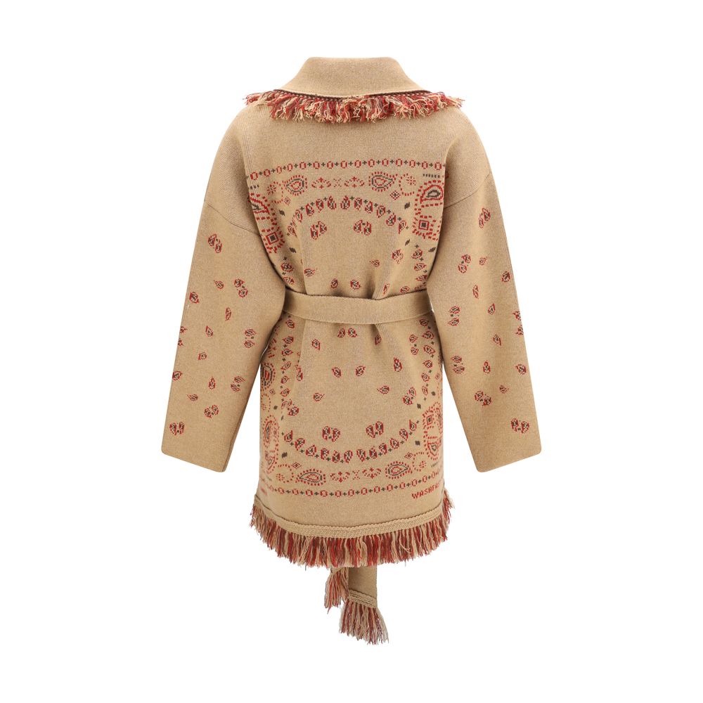 Alanui Brown Cashmere Cardigan - Eljoys Fashion 