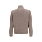 Brunello Cucinelli Beige Calf Leather Bos Taurus Full-Length Jacket - Eljoys Fashion 