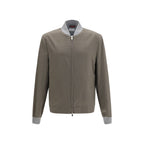 Brunello Cucinelli Bicolor Cashmere Bomber - Eljoys Fashion 