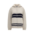 Prada Beige Wool Oves Aries Cardigan - Eljoys Fashion 