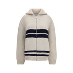 Prada Beige Wool Oves Aries Cardigan - Eljoys Fashion 