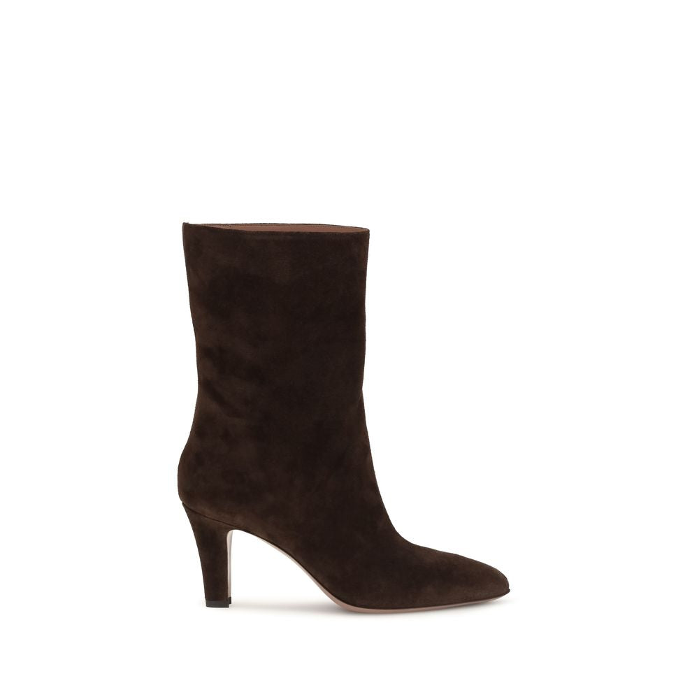 Paris Texas Brown Suede Leather Ankle Boots - Eljoys Fashion 