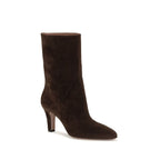 Paris Texas Brown Suede Leather Ankle Boots - Eljoys Fashion 