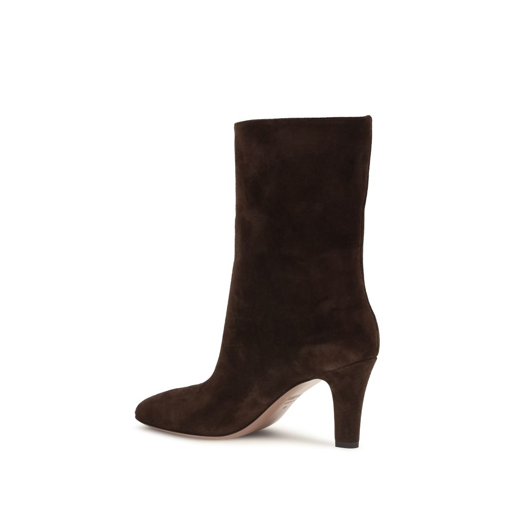 Paris Texas Brown Suede Leather Ankle Boots - Eljoys Fashion 