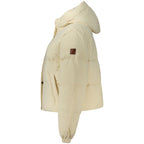Guess Jeans Cream Polyester Women's Jacket - Eljoys Fashion 