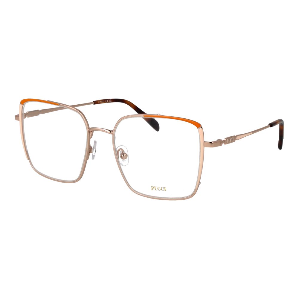 Emilio Pucci Rose Gold Metal Glasses (Frames) - Eljoys Fashion 