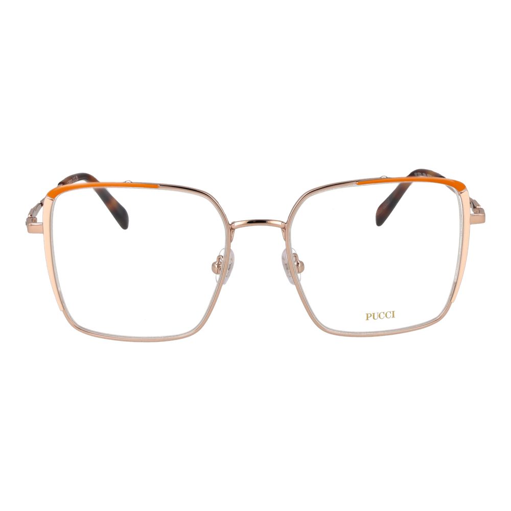 Emilio Pucci Rose Gold Metal Glasses (Frames) - Eljoys Fashion 