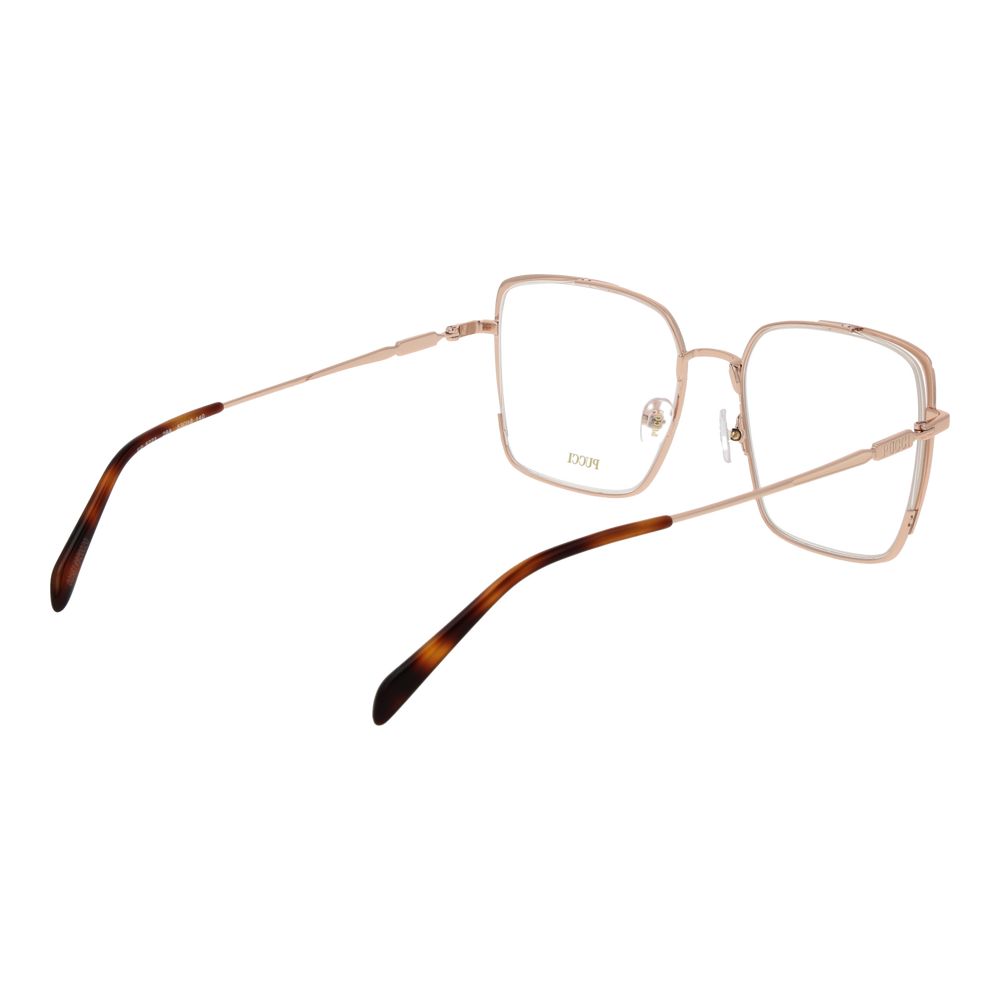 Emilio Pucci Rose Gold Metal Glasses (Frames) - Eljoys Fashion 