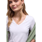 Street One White Cotton Long Sleeve T-Shirt - Eljoys Fashion 