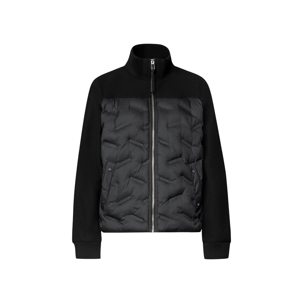 Street One Black Polyester Bomber - Eljoys Fashion 