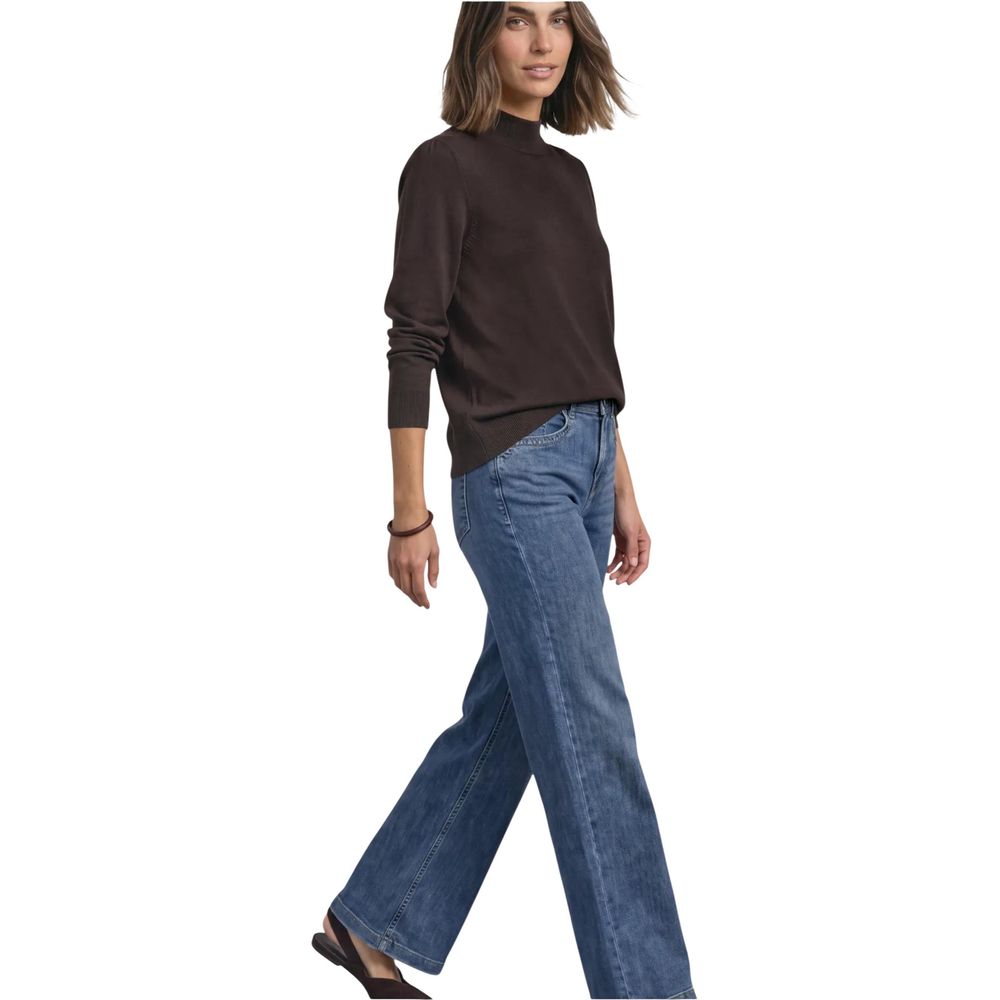 Street One Brown Viscose Sweatshirt - Eljoys Fashion 