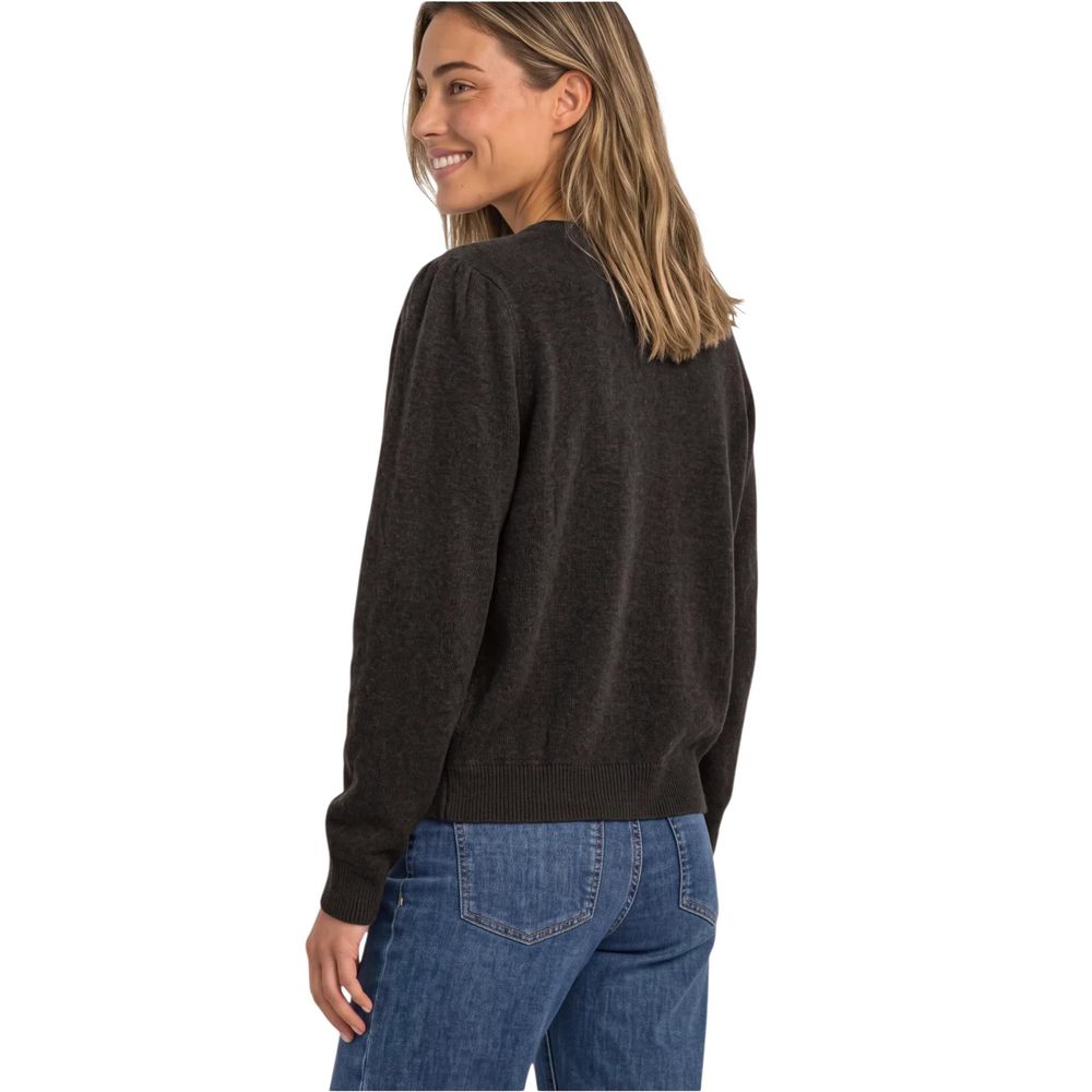 Street One Brown Cotton Cardigan - Eljoys Fashion 