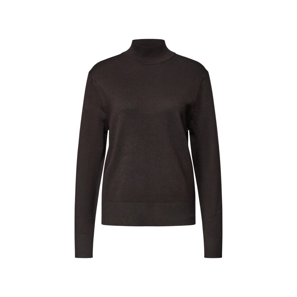 Street One Brown Viscose Turtleneck - Eljoys Fashion 