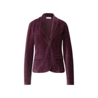 Street One Purple Cotton Blazer