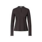 Street One Brown Cotton Long Sleeve T-Shirt - Eljoys Fashion 