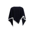 Ganni Black Wool Oves Aries Scarf