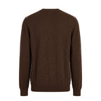 Roberto Pepe Luxury Brown Wool Men Sweater