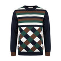 Roberto Pepe Luxury Blue Wool Men's Sweater