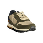 Gas Beige Polyurethane Men Sneaker