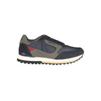 Gas Blue Polyurethane Men's Sneaker