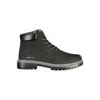 Gas Black Polyurethane Uomo Stivaletti