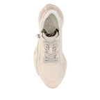 Fendi Beige Calf Leather Bos Taurus Athletic Sneakers