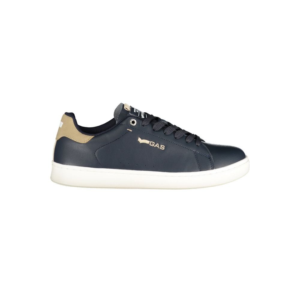 Gas Blu Polyurethane Men's Sneaker