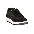 Gas Black Polyurethane Women's Sneakers