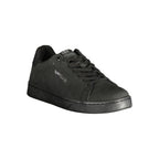 Gas Black Polyurethane Men's Sneaker