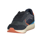 Gas Blue Polyurethane Men's Sneaker