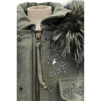 Mr&Mrs Italy Green Cotton Women Jacket