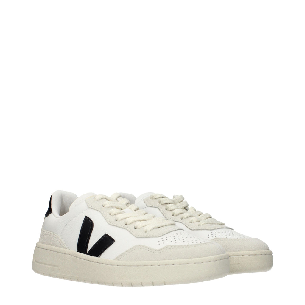 Veja White Leather Sneakers