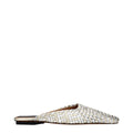 Stella McCartney Gray Leather Slippers