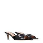 Gianvito Rossi Black Leather Platform Sandals