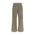 The Row Gray Cotton Casual Pants