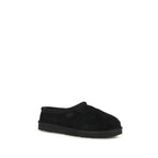 UGG Black Suede Leather Mules