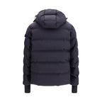 Moncler Grenoble Blue Polyamide Full-Length Jacket