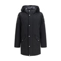 Moose Knuckles Black Cotton Coat
