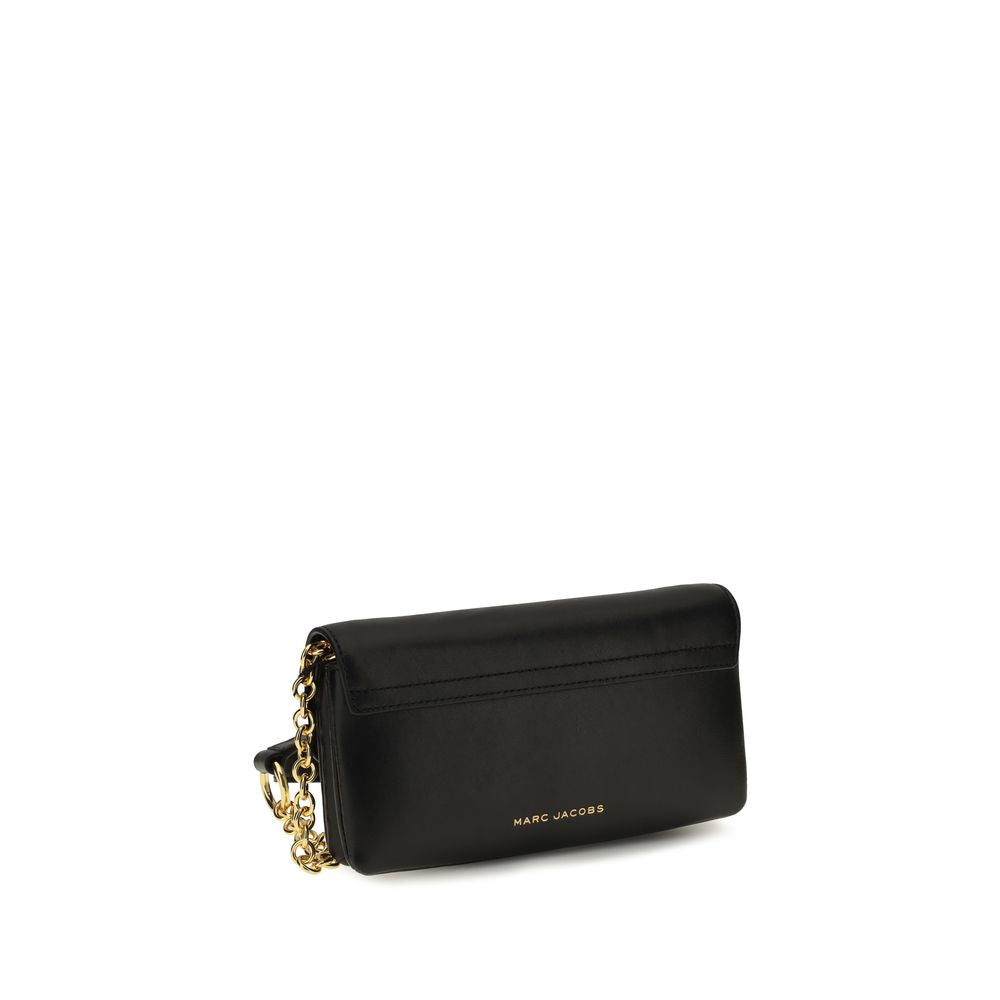 Marc Jacobs Black Calf Leather Bos Taurus Shoulder Bag - Eljoys Fashion 