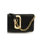 Marc Jacobs Black Calf Leather Bos Taurus Shoulder Bag - Eljoys Fashion 