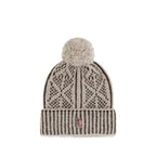 Moncler Grenoble Gray Alpaca Vicugna Pacos Beanie