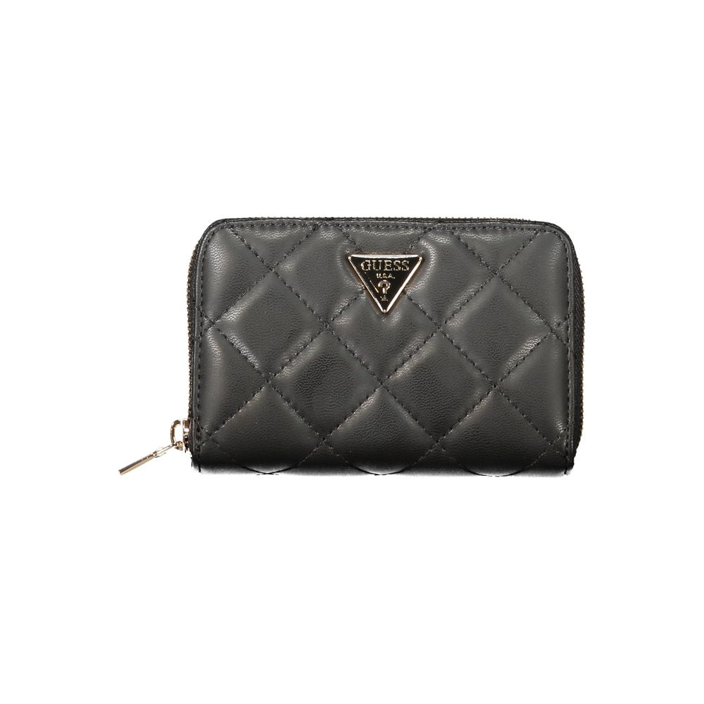Guess Jeans Nero Poliuretano Women's Wallet - Eljoys Fashion 