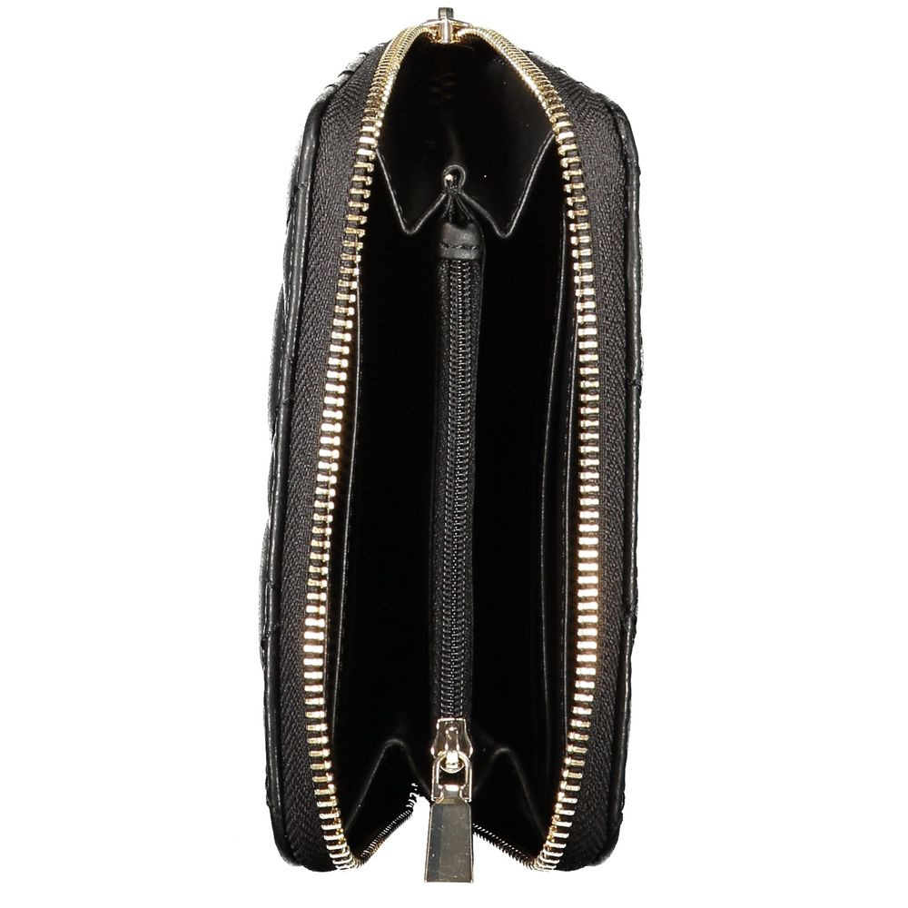 Guess Jeans Nero Poliuretano Women's Wallet - Eljoys Fashion 