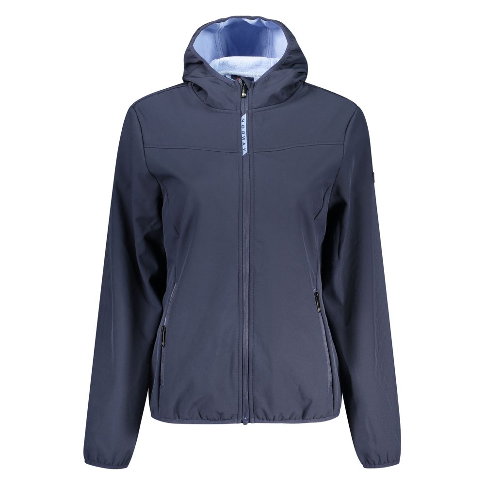 Norway 1963 Blue Polyester Women's Jacket - Eljoys Fashion 