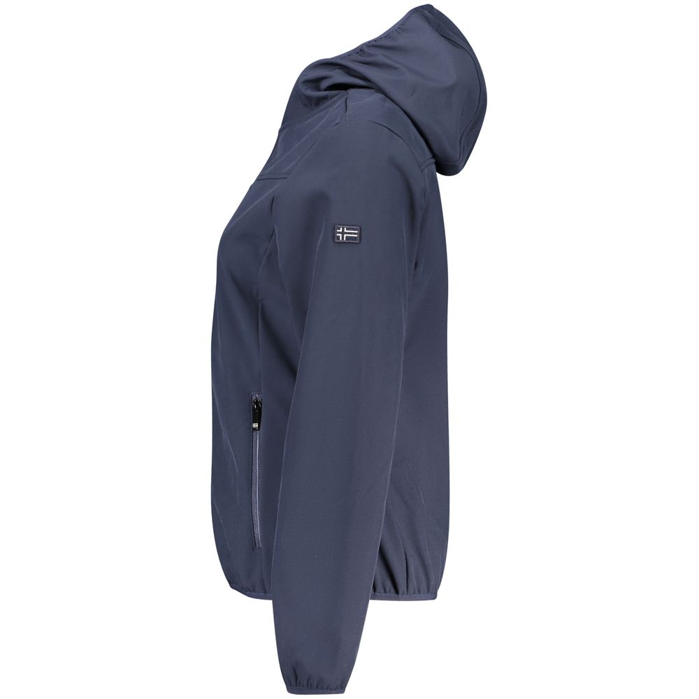 Norway 1963 Blue Polyester Women's Jacket - Eljoys Fashion 