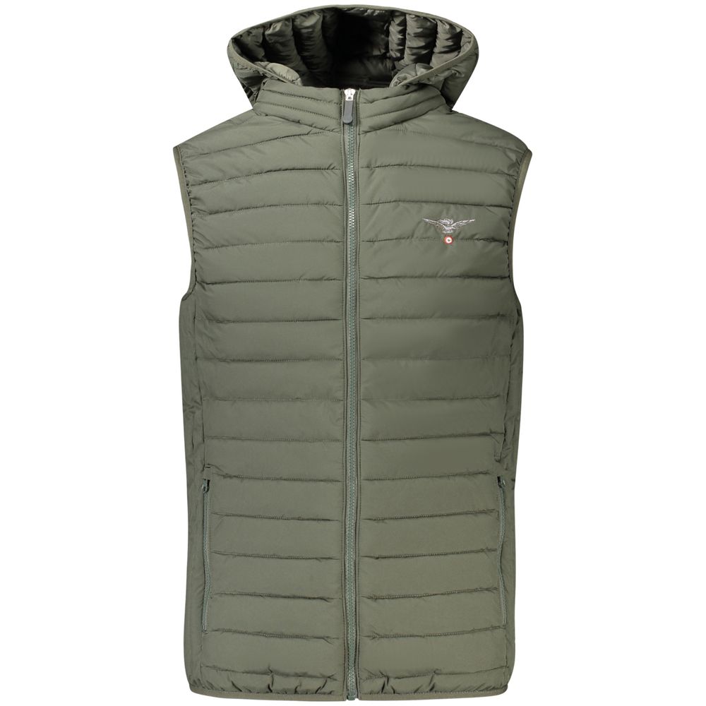 Accademia Militare Green Polyester Men's Jacket - Eljoys Fashion 