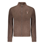 Accademia Militare Brown Polyester Men's Sweatshirt