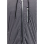 Moose Knuckles Gray Nylon Full-Length Jacket