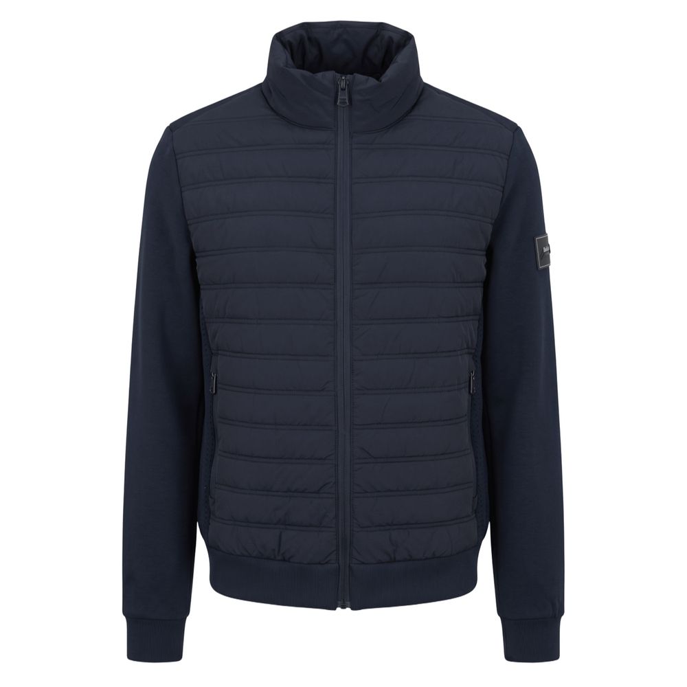 Baldinini Trend Blue Polyester Men Jacket